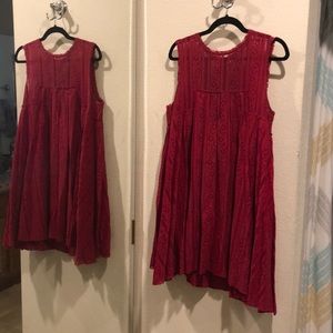 FREE PEOPLE A-line Mini Lace Dress
